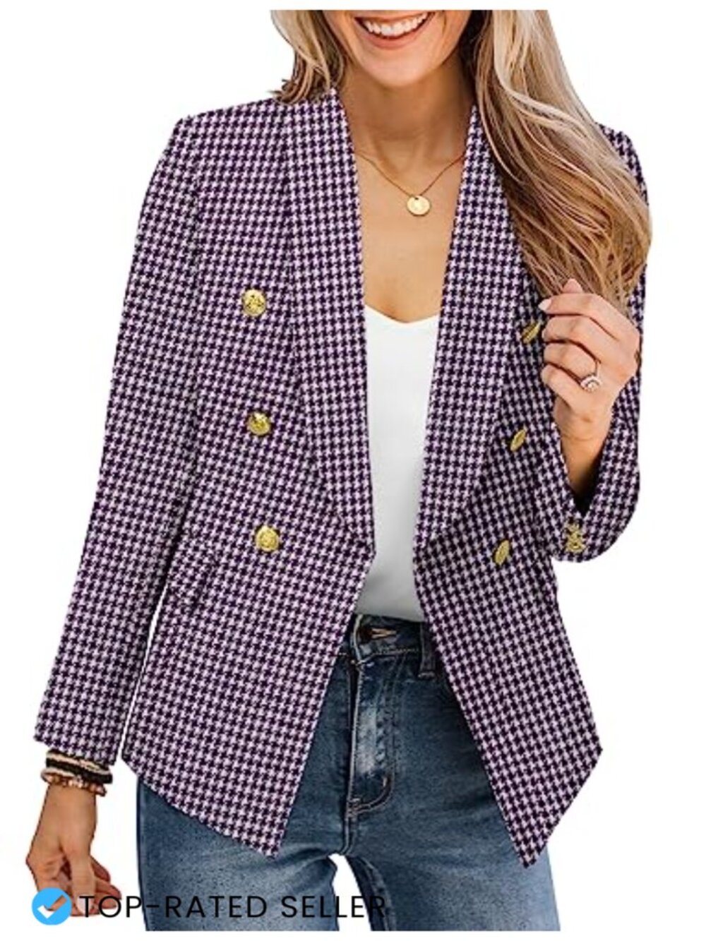 Womens Casual Blazer Jacket Notch Lapel Business Office Suit